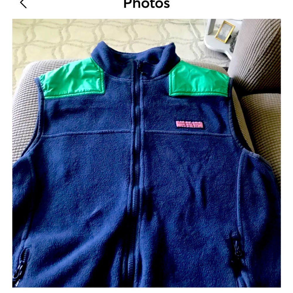 Vineyard Vines fleece vest Men’s M